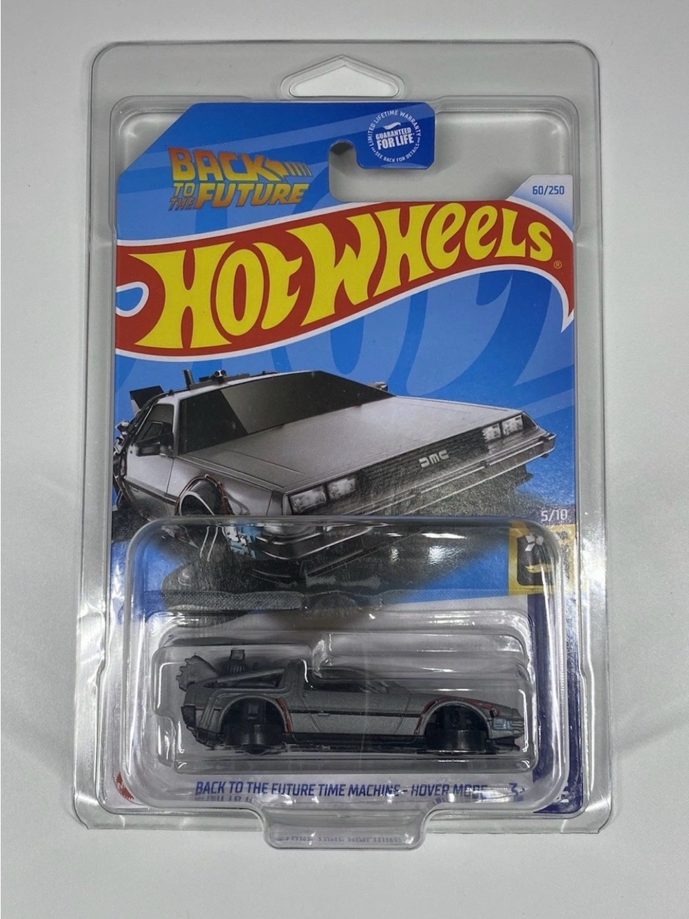 Hot Wheels Back To The Future Time Machine - Hover Mode - 60/250 5/10 HW Screen